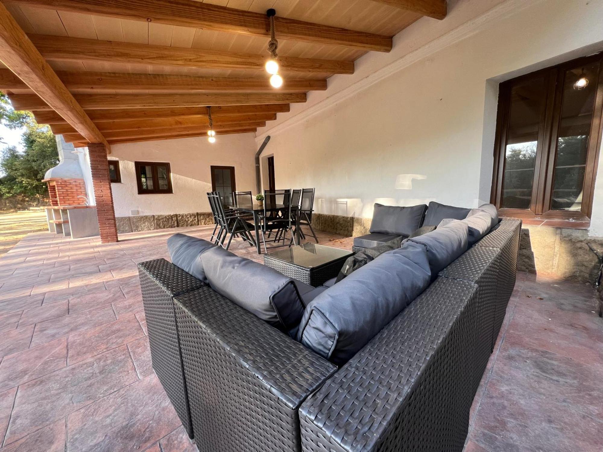Casa Rural Can Ricos - El Mirador Del Montseny Vallgorguina Dış mekan fotoğraf