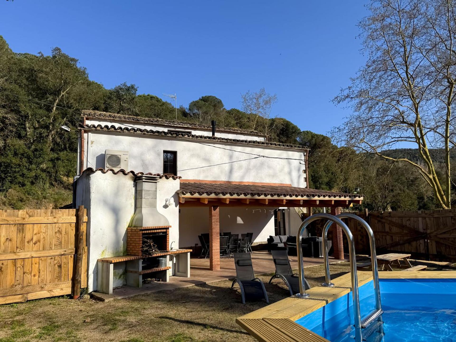 Casa Rural Can Ricos - El Mirador Del Montseny Vallgorguina Dış mekan fotoğraf