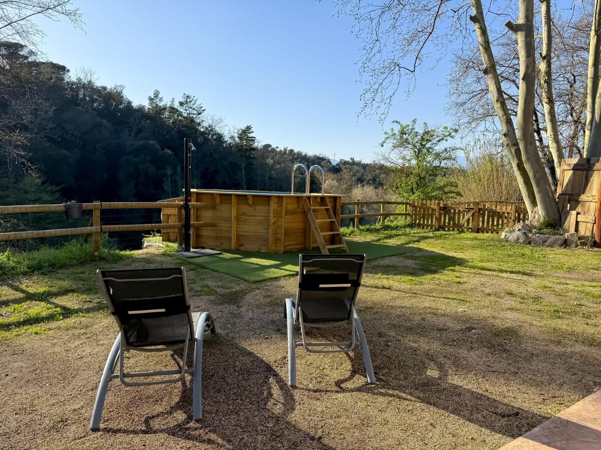 Casa Rural Can Ricos - El Mirador Del Montseny Vallgorguina Dış mekan fotoğraf