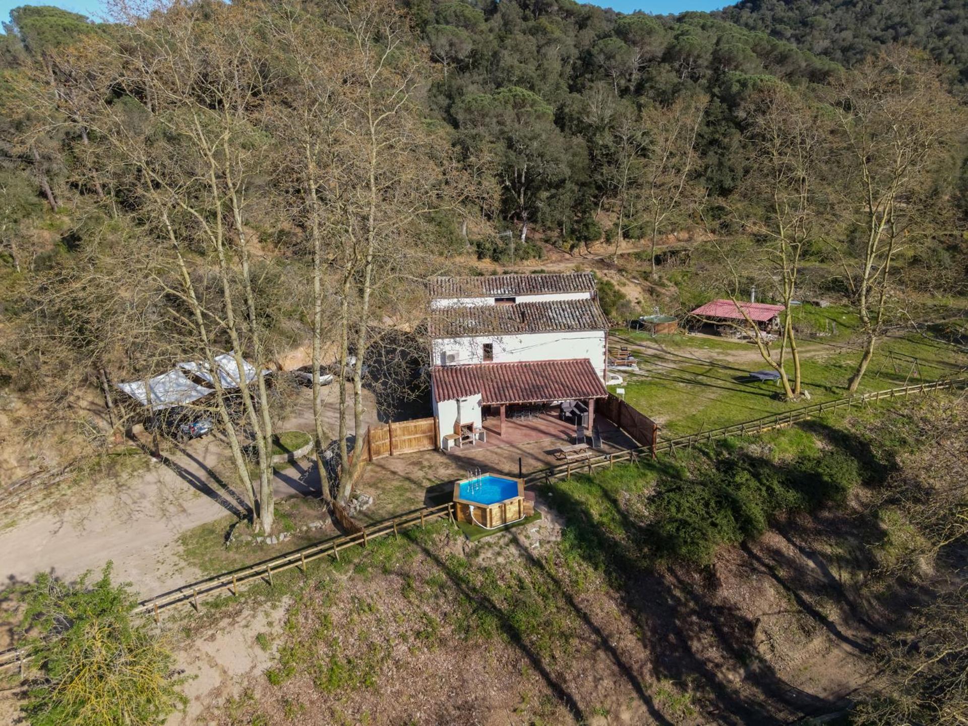 Casa Rural Can Ricos - El Mirador Del Montseny Vallgorguina Dış mekan fotoğraf